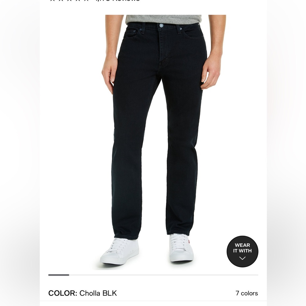 NWT Levi’s 541 Athletic Taper Cholla Black 36x34